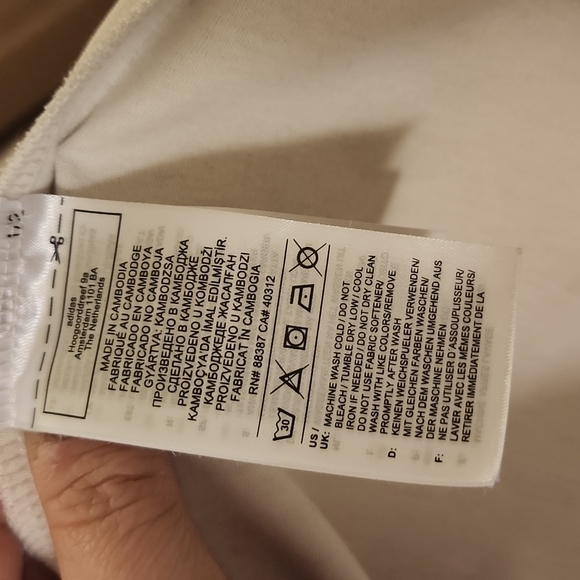 Adidas Zip Up Hoodie size M - Picture 8 of 8